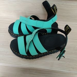 Dr martens teal Blair sandals